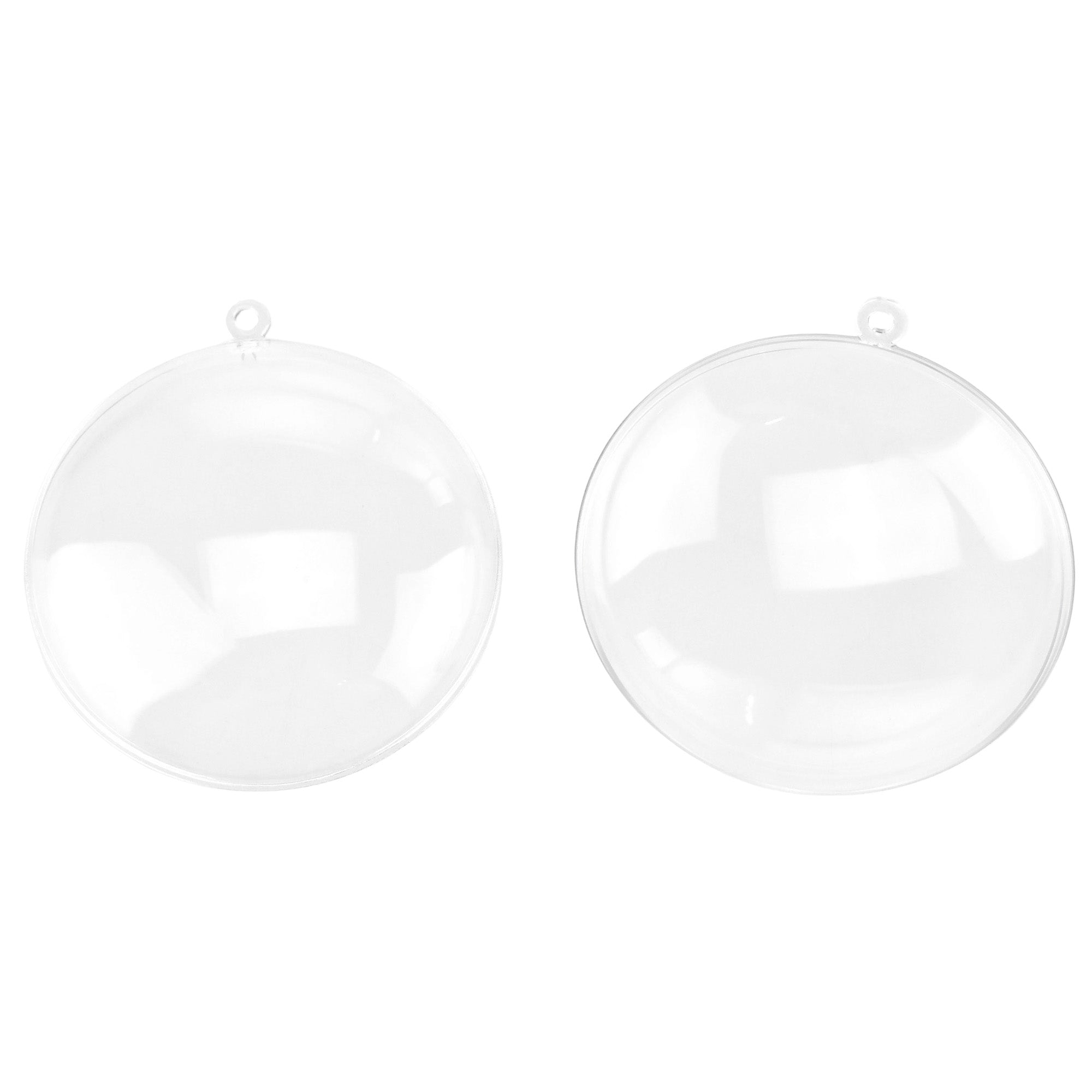 Clear Oval Ball Ornament: 83MM [2610-63] 