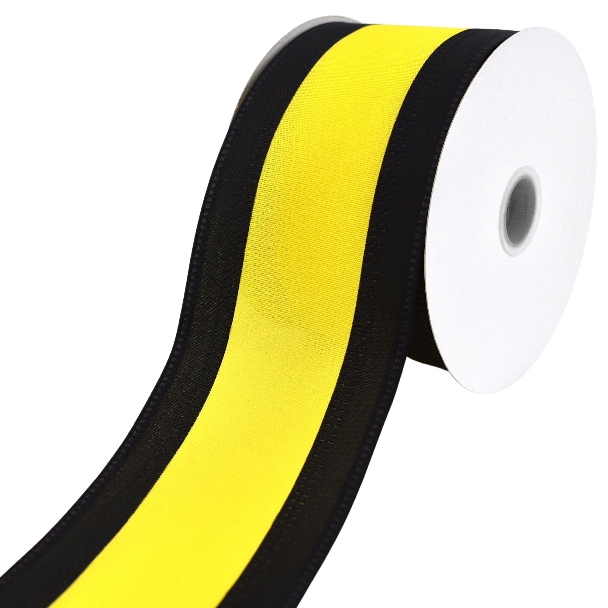 Baseball Ribbon Stripe Stripe Sport Theme Ribbon Wired Edge, 2-1/2-inch, 10-yard – Homeford
