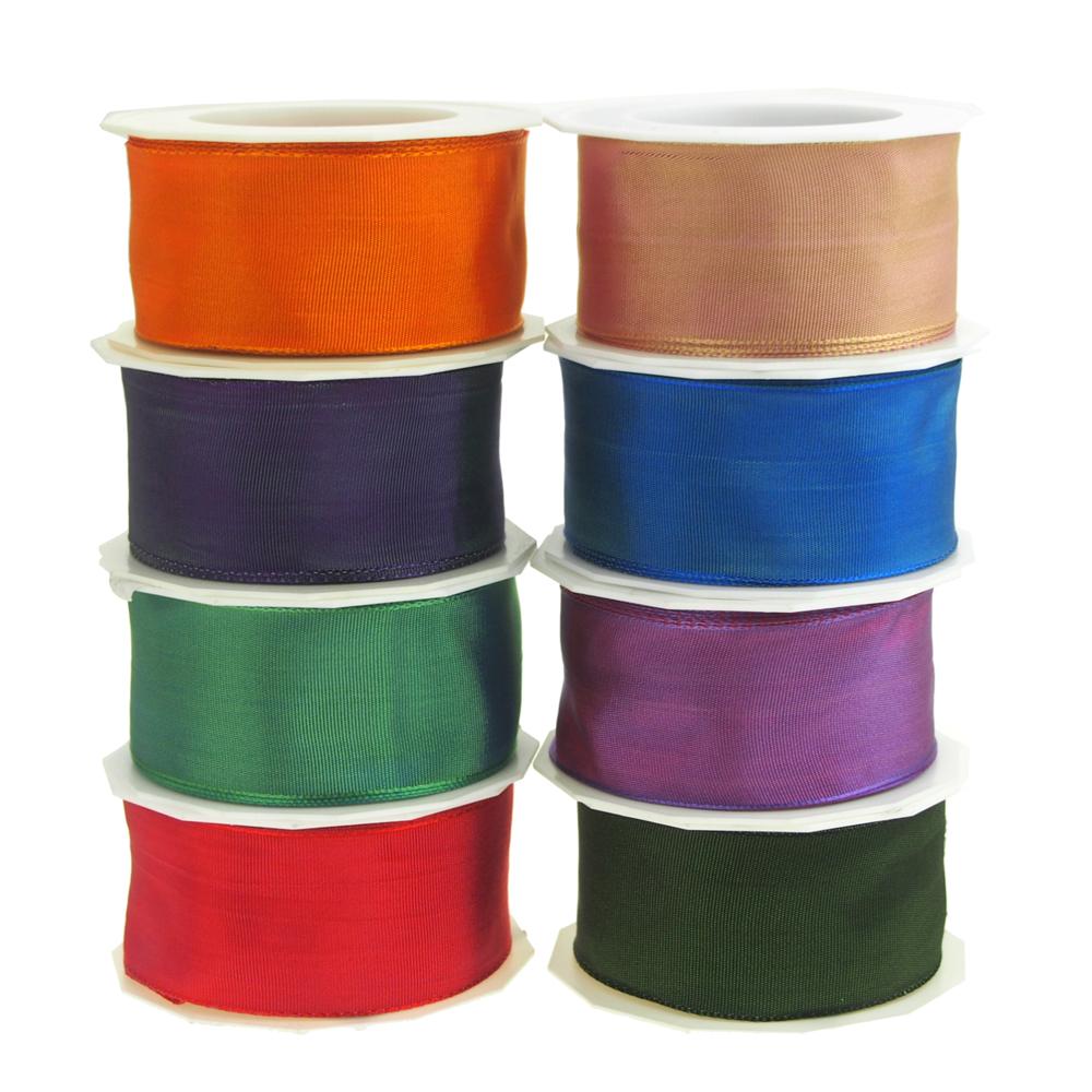 Taffeta Wired Ribbon, Made in Germany, 1-1/2-Inch, 10 Yards – Homeford