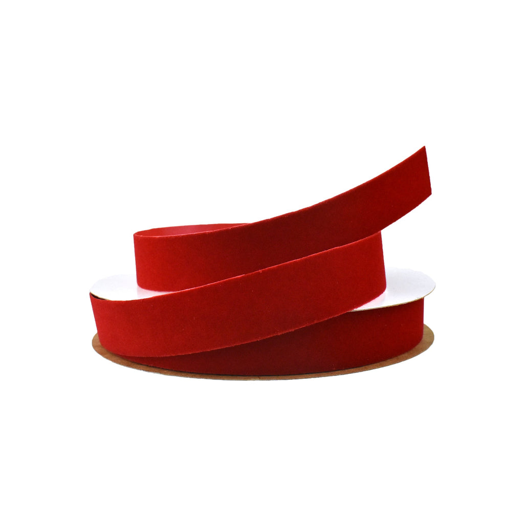 Homeford Velvet Gold Trim Christmas Ribbon Wired Edge 6-Inch 50-Yard  Red/Gold for sale online