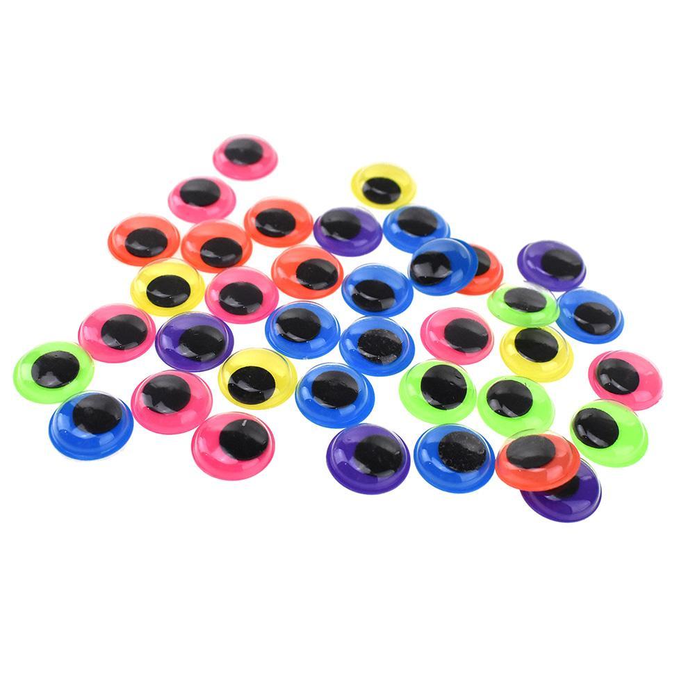 Grafix Googly Eyes Colour 100-pack Self-adhesive