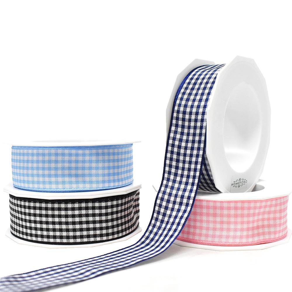 Country Check Pattern Country Check Pattern Ribbon, 1-Inch, 10-Yard β Homeford