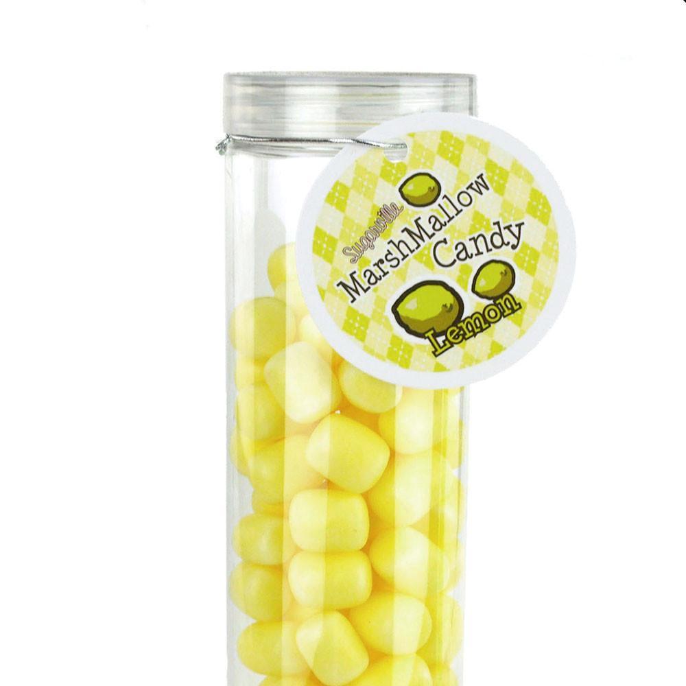 Homeford Clear Plastic Candy Jar Party Favor Container, 4-1/2-Inch x 1-3/4-Inch, 12-Count