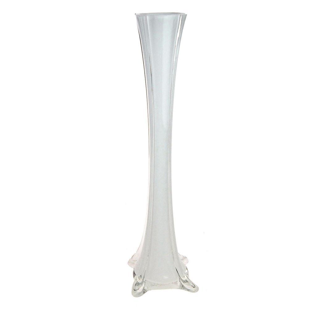 Clear Glass Eiffel Tower Vase 16 by Quick Candles