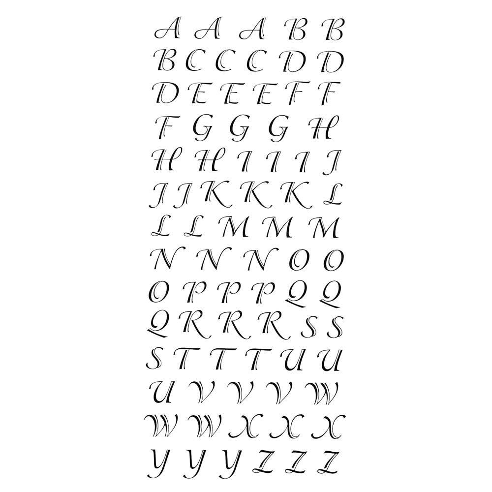 Big Font Alphabet Letter Stickers, Caps, 3-Inch, 26-Count – Homeford