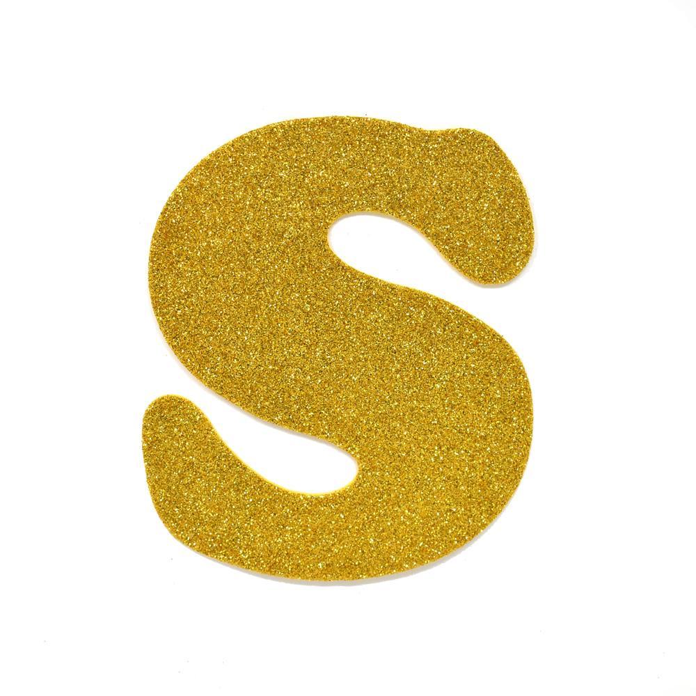 Large Glitter Alphabet Letter Number EVA Foam Stickers Self Adhesive  Christmas